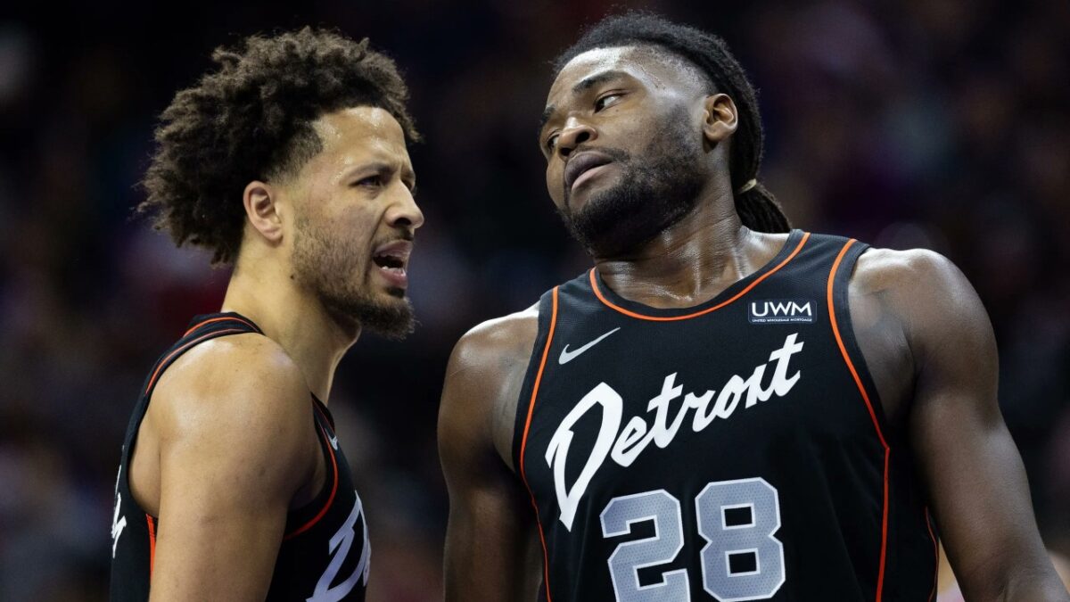 Cade Cunningham and Isaiah Stewart