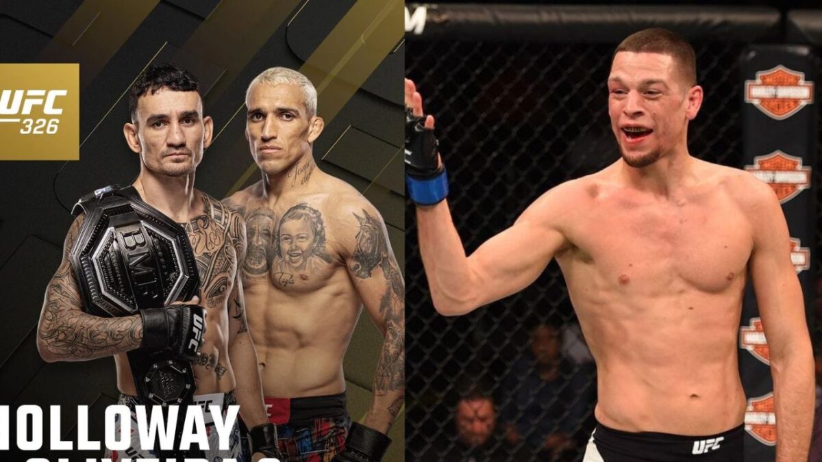 Nate Diaz responds to Max Holloway vs. Charles Oliveira 