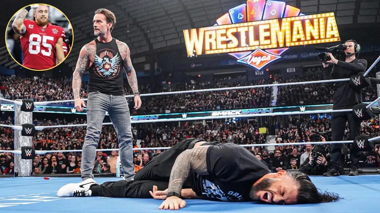 Roman Reigns Backed by 49ers Tight End George Kittle to Beat CM Punk at WrestleMania 42