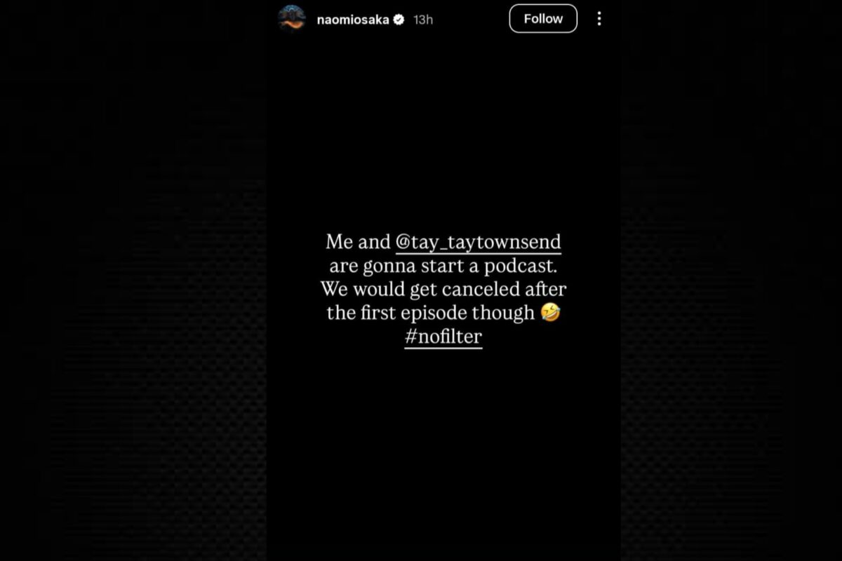 Naomi Osaka's Instagram story (2)