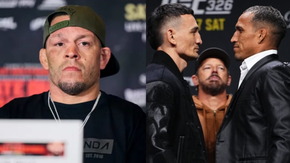 Nate Diaz apologizes to Charles Oliveira and Max Holloway