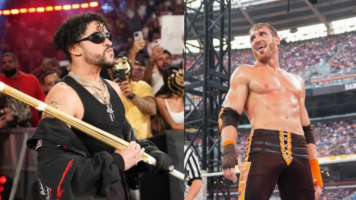 Logan Paul Claims 99% of the NFL Athletes Would Fail in WWE Amid Ongoing Spat with Tom Brady 1 Bad Bunny and Logan Paul