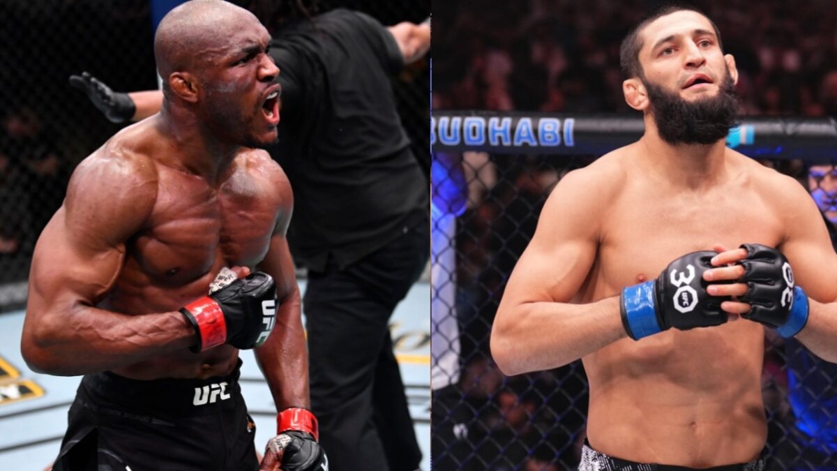Kamaru Usman vs. Khamzat Chimaev in the first fight 