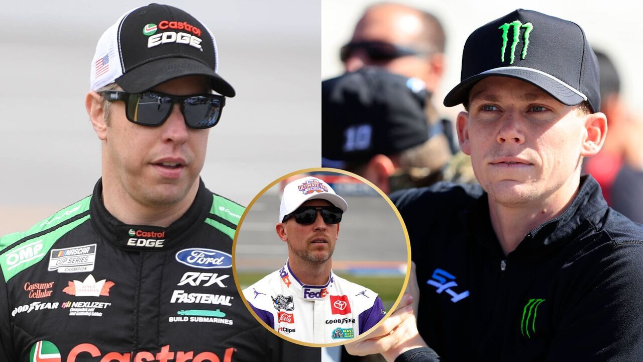“Living in a Fairytale Land!” Denny Hamlin Blasts Brad Keselowski After Scathing Remarks on Riley Herbst