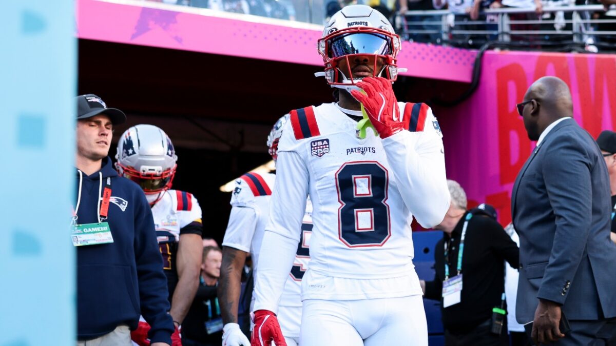 Stefon Diggs at Super Bowl LX