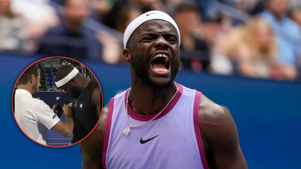 (Video) Frances Tiafoe Bizarrely Forced to Hide Billionaire Sponsor from Outfit at Delray Beach Open