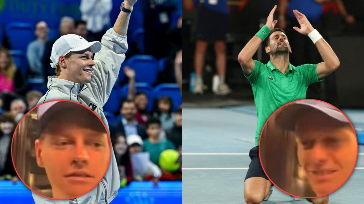 (Video) Jannik Sinner Caught in Awkward Encounter with Chatty Novak Djokovic Fan in Doha Elevator