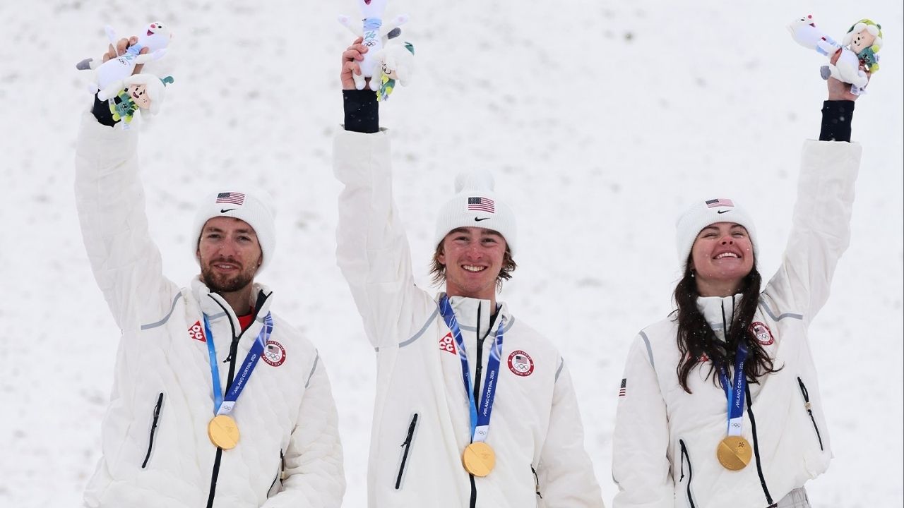 Team USA Breaks The Best-Ever Winter Olympic Performance Following Anti-ICE Advocate Chris Lillis’ Finishing Jump To Retain Mixed Aerials Gold