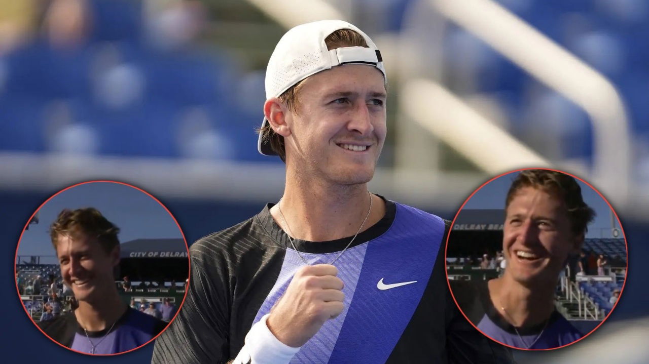 (Video) Sebastian Korda in Splits After Interviewer Makes Embarrassing Slip-Up: “He’s a Good-Looking Guy”