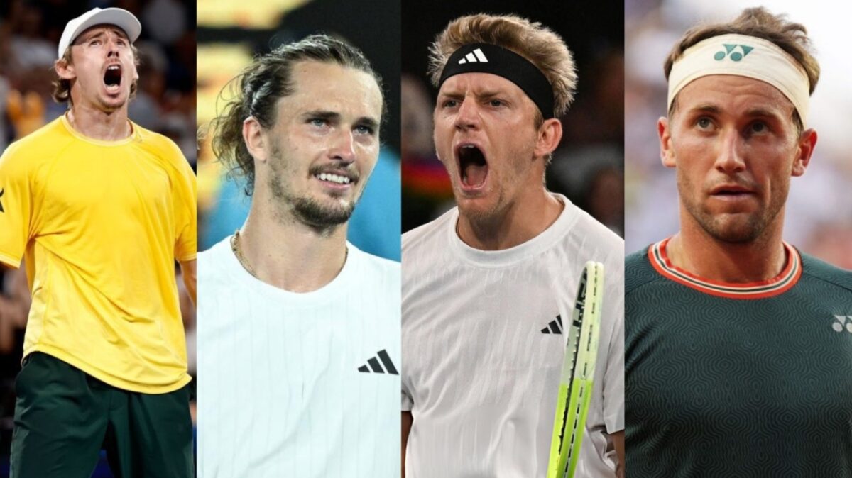 Alex de Minaur, Alexander Zverev, Alejandro Davidovich Fokina, Casper Ruud