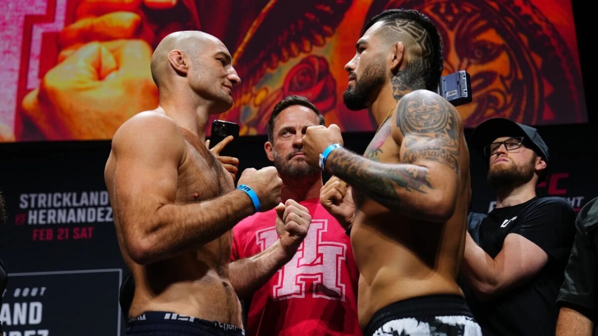 Sean Strickland and Anthony Hernandez