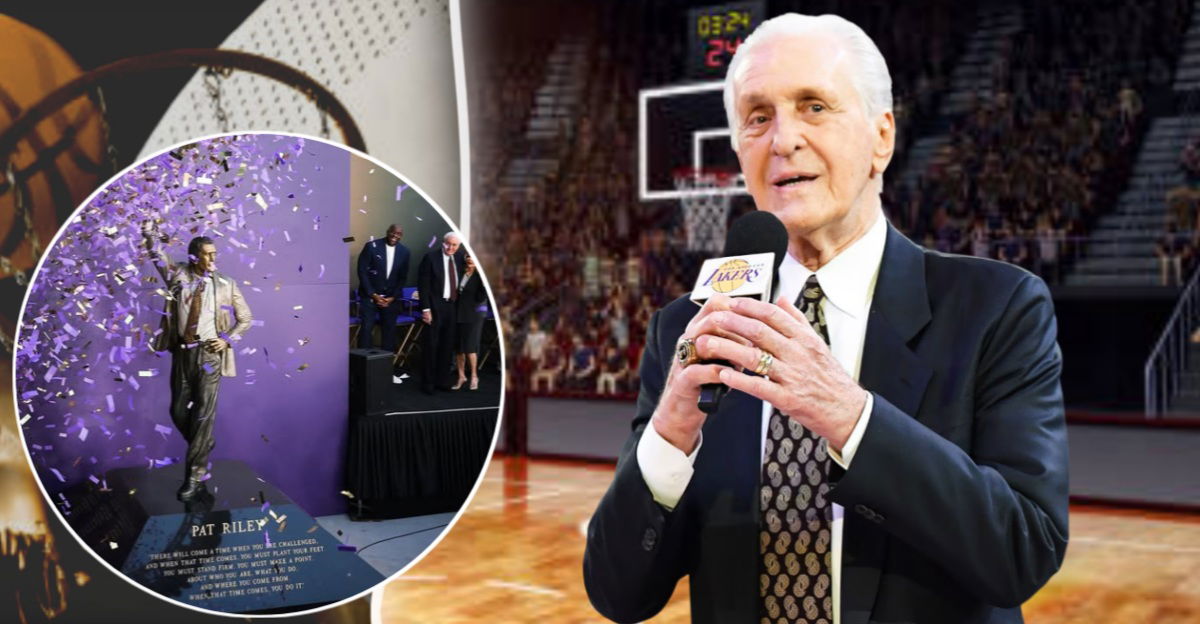Pat Riley Rallies Lakers and Heat to Beat Celtics During Statue Unveiling Ceremony