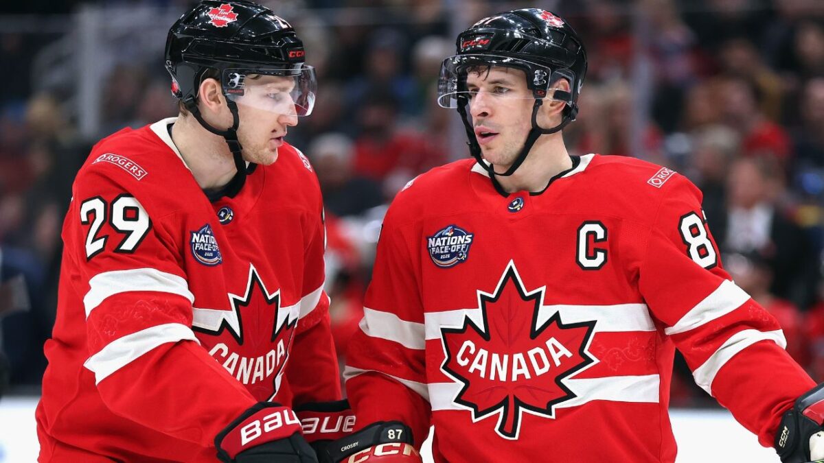Nathan MacKinnon Trolled After Suggesting Canada Was The "Better Team" Following Loss Against USA in 2026 Olympics 2 Nathan MacKinnon and Sidney Crosby