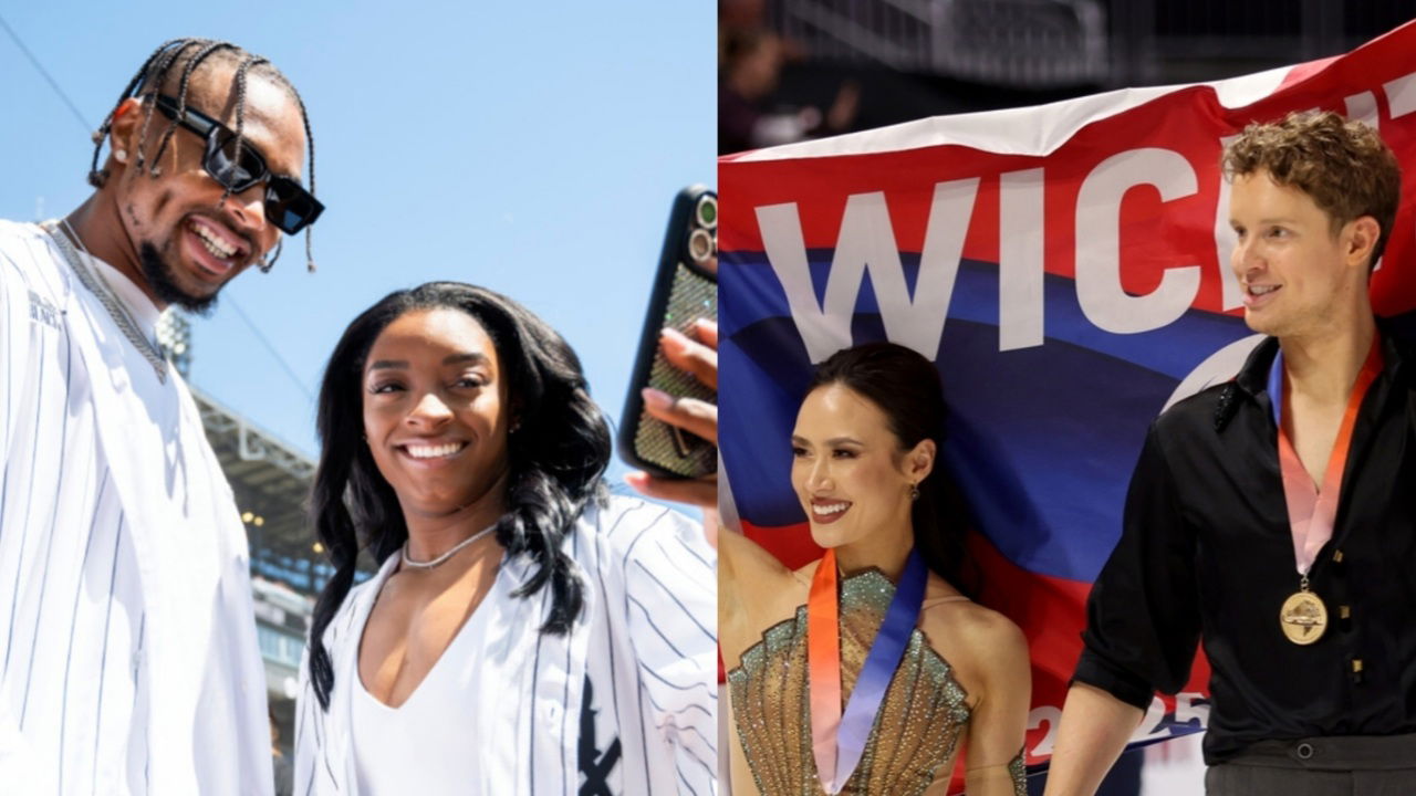 Ice Dancer Madison Chock’s Reaction After Meeting Jonathan Owens and Simone Biles at Winter Olympics Goes Viral