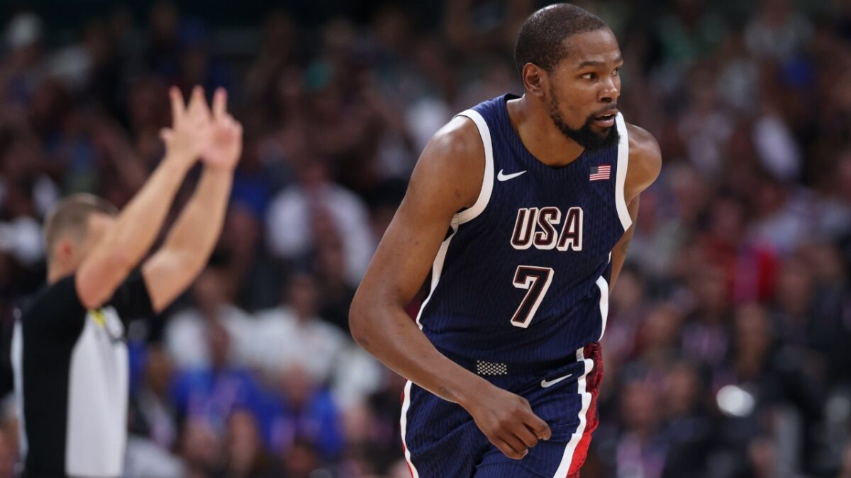 Kevin Durant at the Paris Olympics