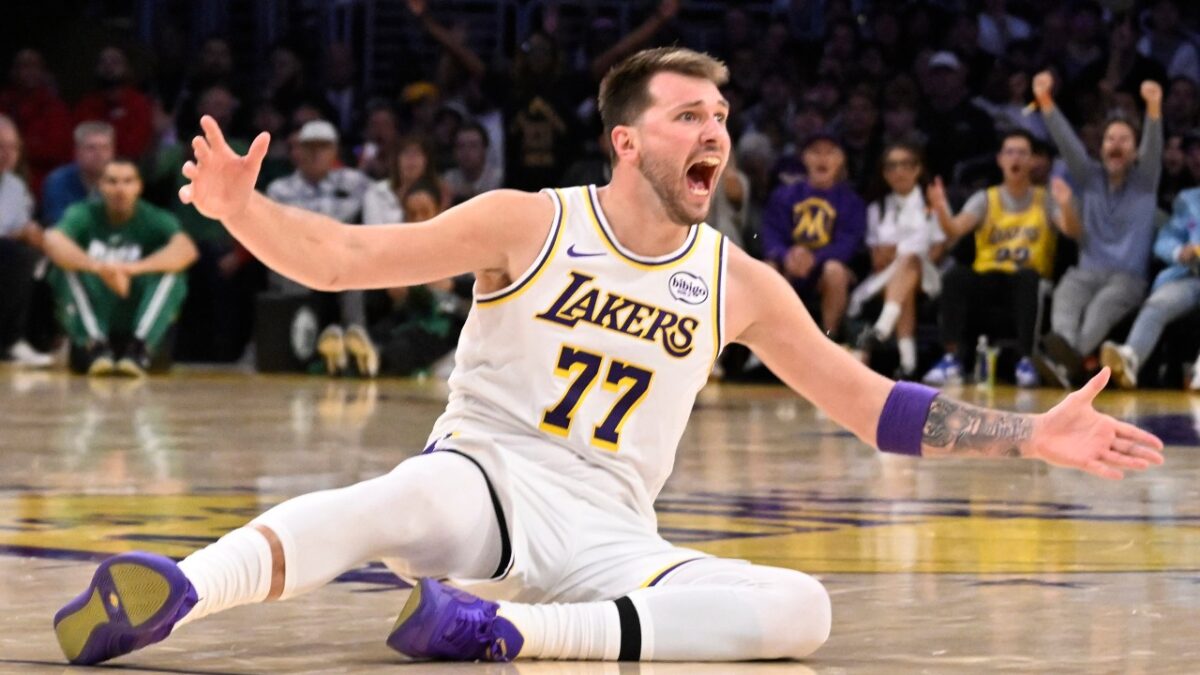 Analyst Believes Luka Doncic's Lakers Statue Will Depict his Antics Against Refs 1 Luka Doncic's antics have started to bother critics