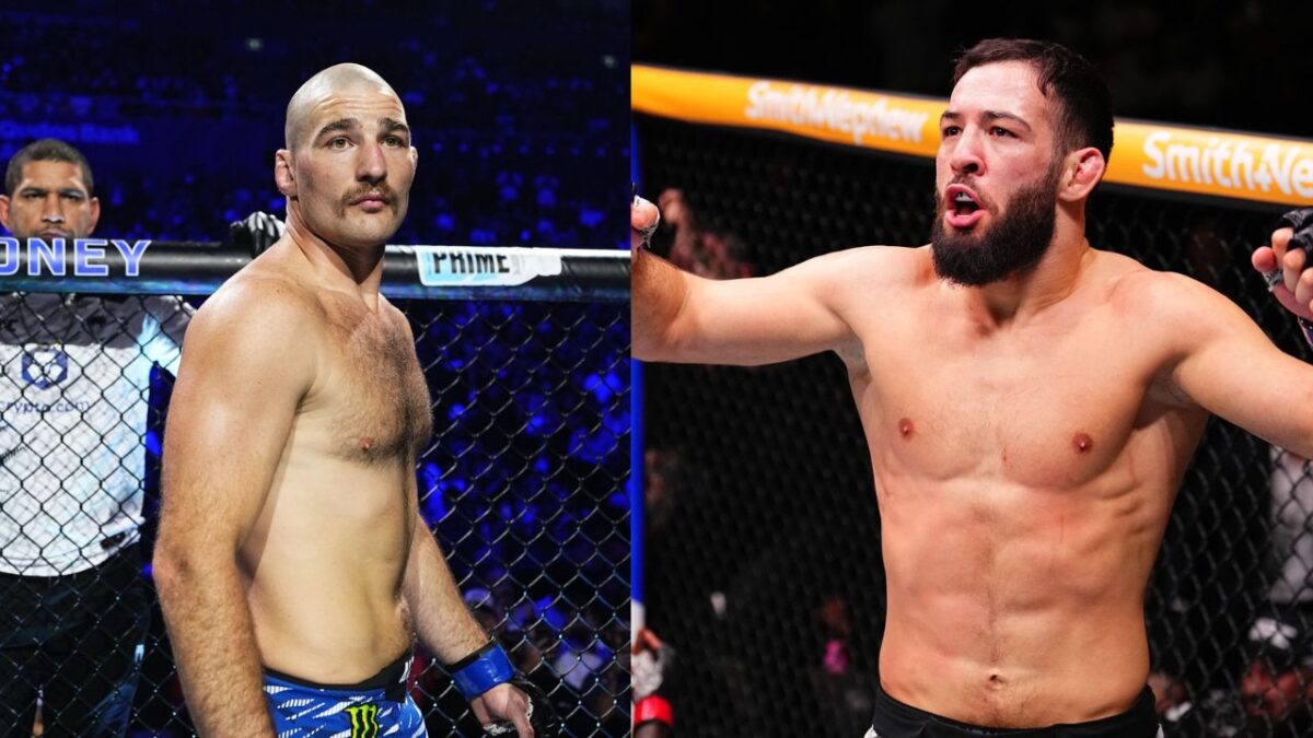 Sean Strickland and Nassourdine Imavov 