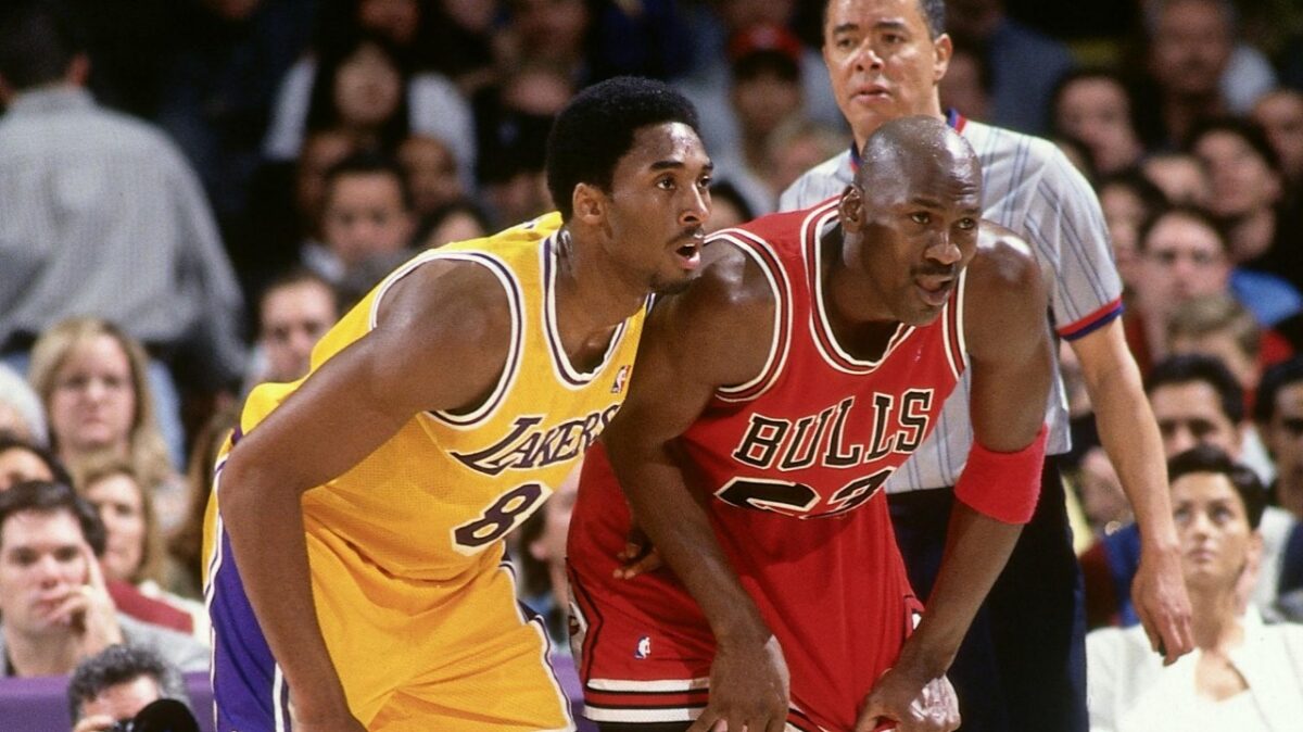 Kobe Bryant and Michael Jordan