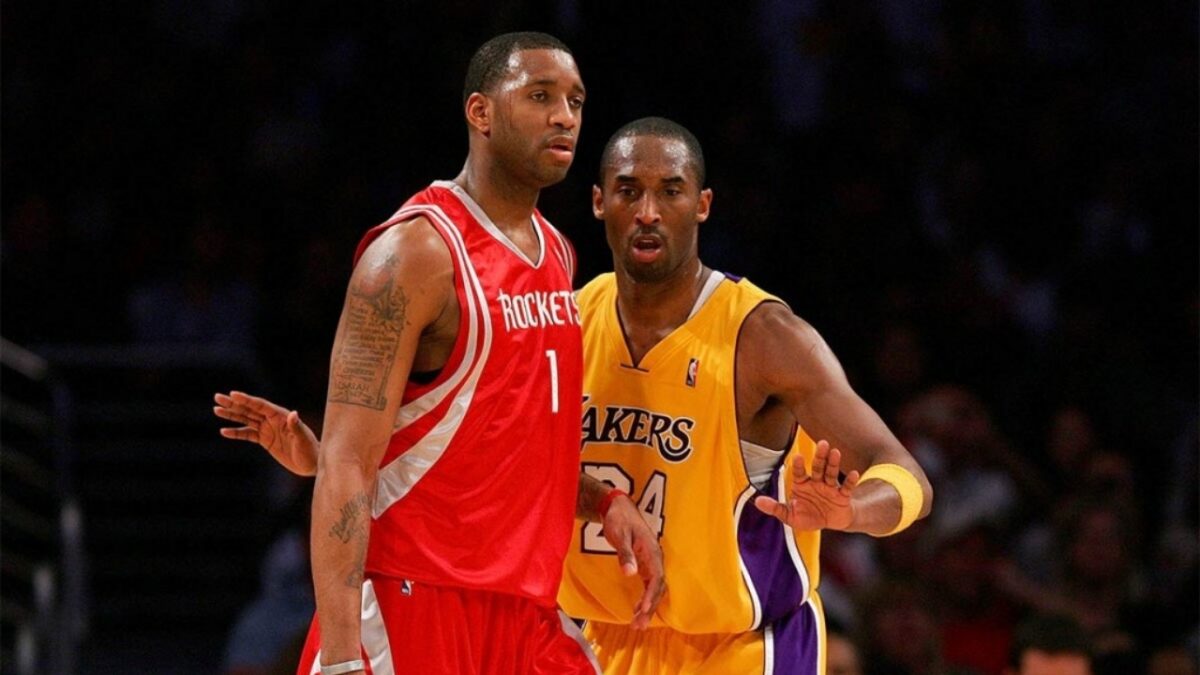 Tracy McGrady and Kobe Bryant