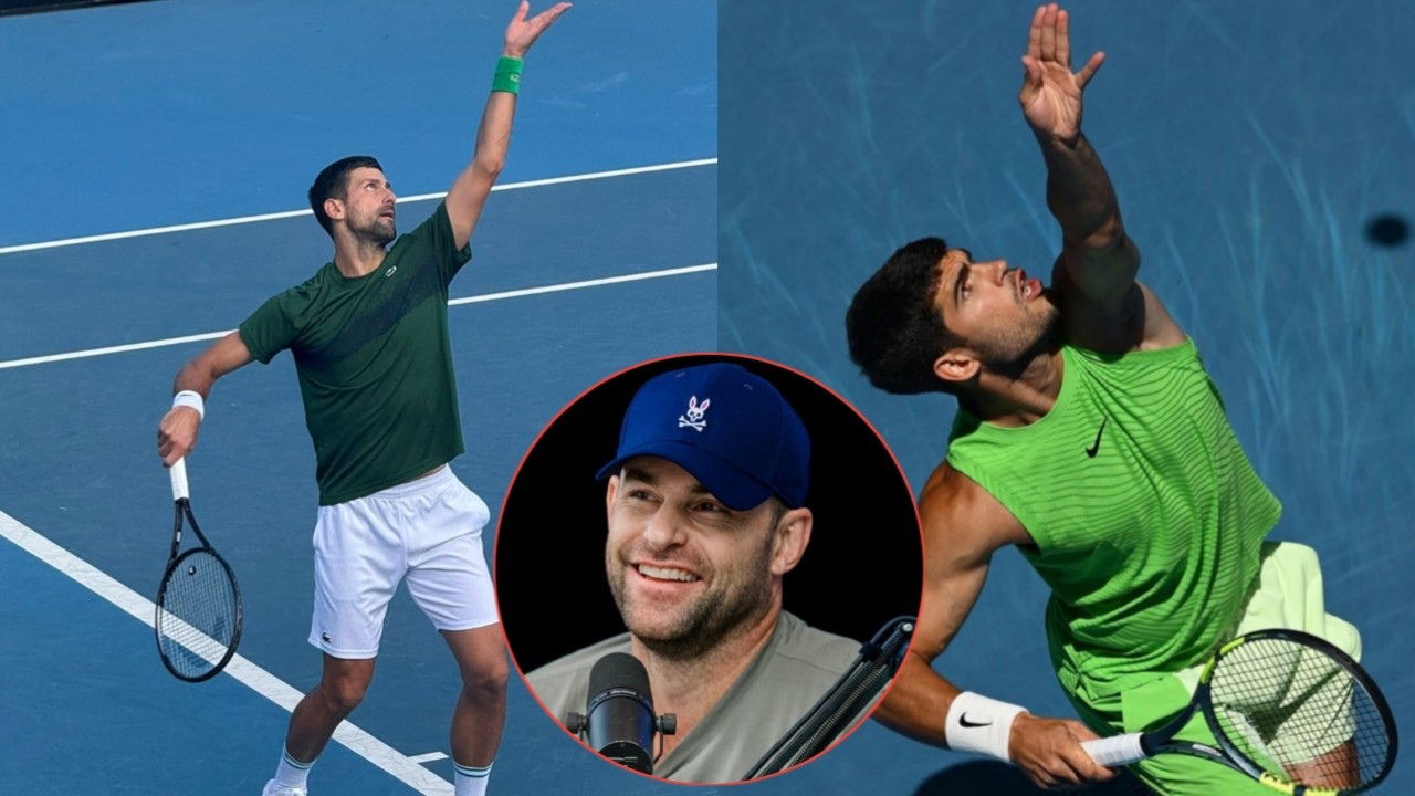 Andy Roddick Explains Why He Doesn’t Think Carlos Alcaraz Served Like Novak Djokovic at Australian Open