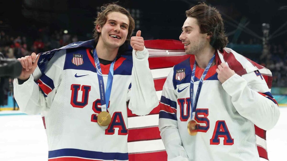 Jack Hughes and Quinn Hughes