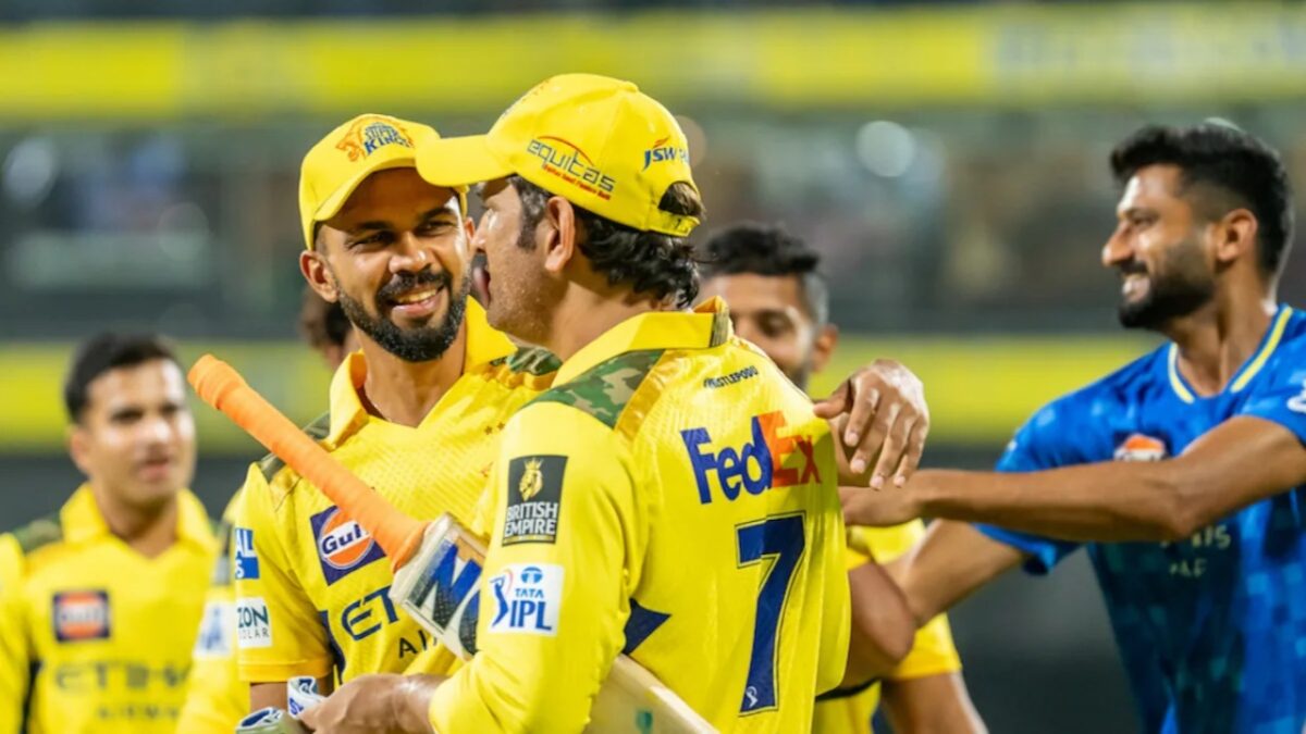 Ayush Mhatre, MS Dhoni, Ruturaj Gaikwad CSK