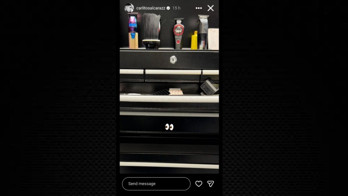 Carlos Alcaraz's Instagram story