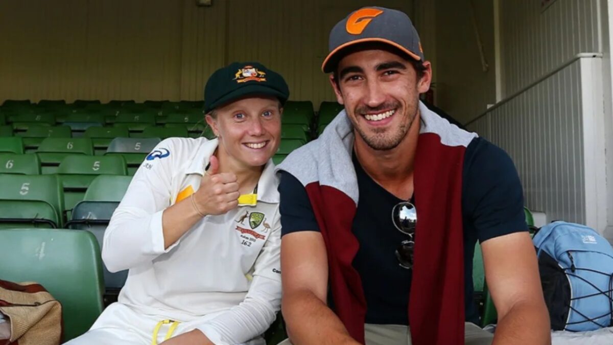 (Video) Mitchell Starc’s Emotional Reaction to Wife Alyssa Healy Scoring ODI Ton in Her Last Match Against India 1 Alyssa Healy Mitchell Starc