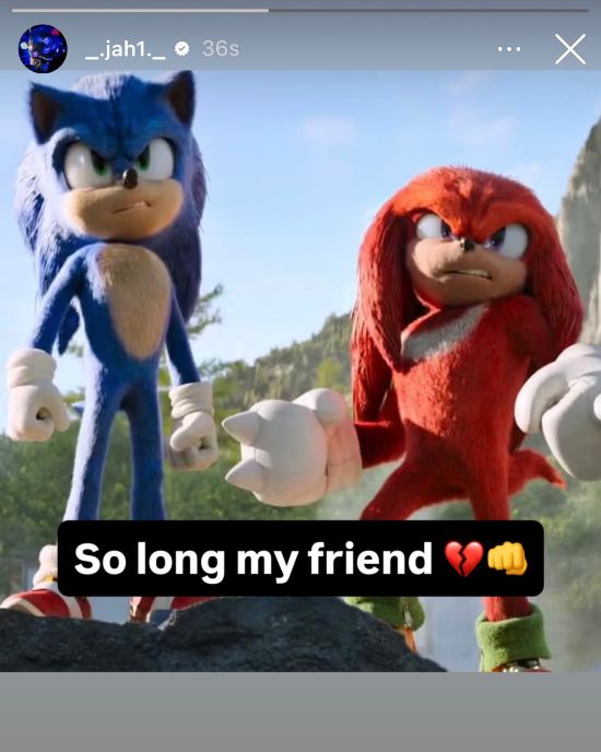 Jahmyr Gibbs' Sonic & Knuckles Post 2