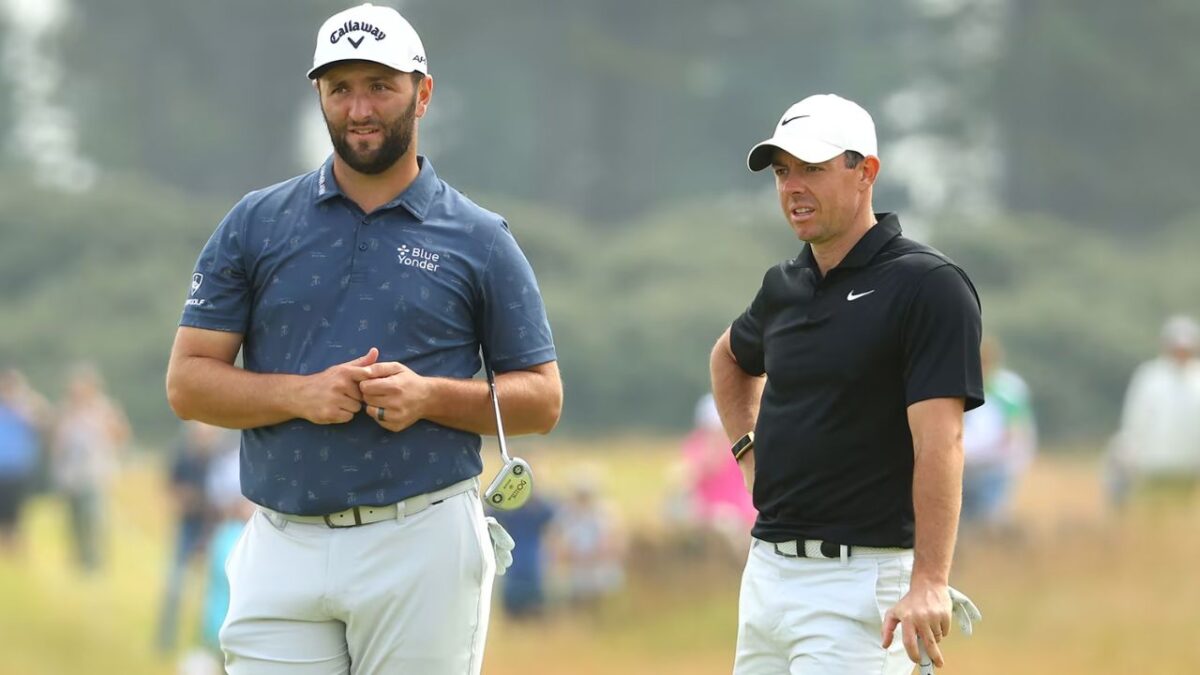 Jon Rahm and Rory McIlroy