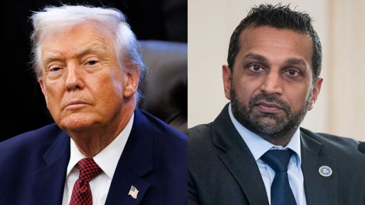 Donald Trump and Kash Patel
