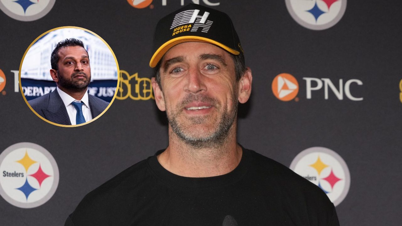 Aaron Rodgers Seemingly Throws Shade at Kash Patel over Team USA Hockey Locker Room Celebration After Olympic Win