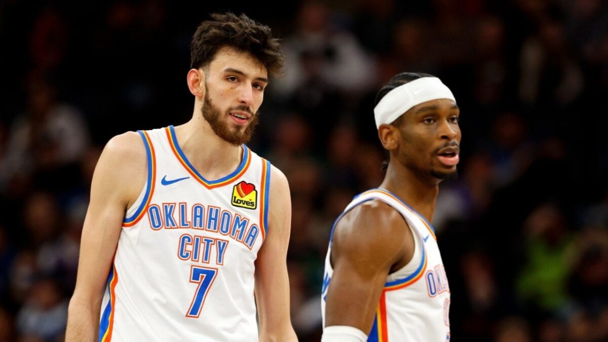 Chet Holmgren and Shai Gilgeous-Alexander