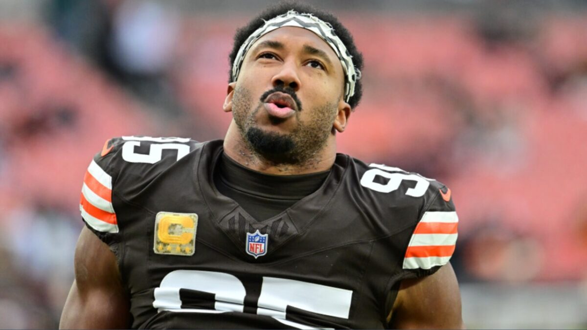 (Video) Police Bodycam Footage Shows Myles Garrett's Speeding Ticket Could've Been Worse