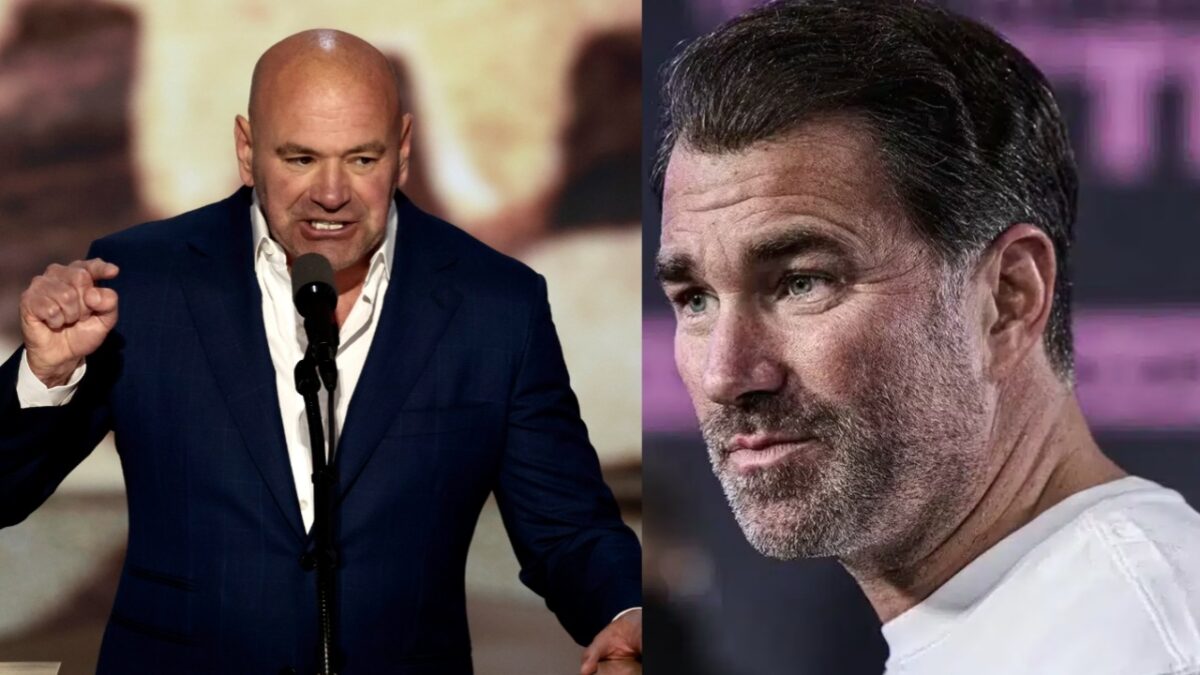 Dana White Answers Zuffa Boxing Questions about Tyson Fury vs Anthony Joshua, Conor Benn and Eddie Hearn 1 Dana White calls out Eddie Hearn for a boxing match