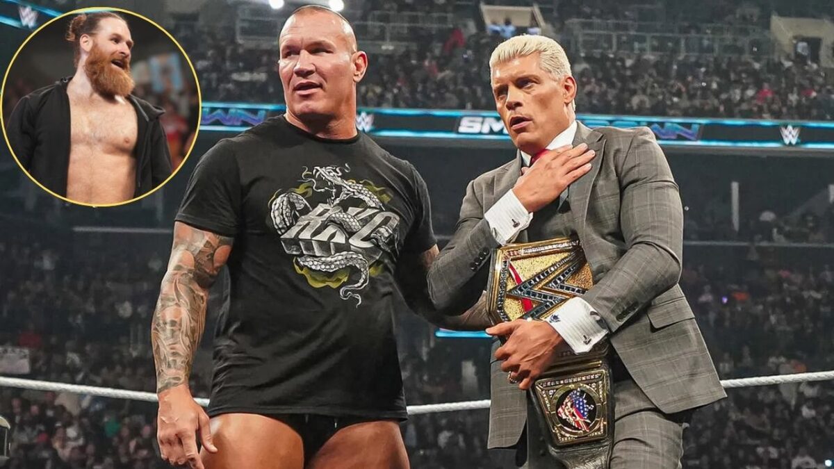 Sami Zayn bumped into Cody Rhodes and Sami Zayn on SmackDown