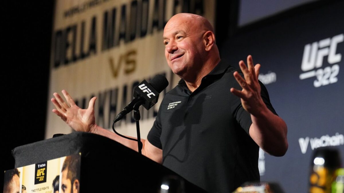 Dana White's dream fight card gets criticized 