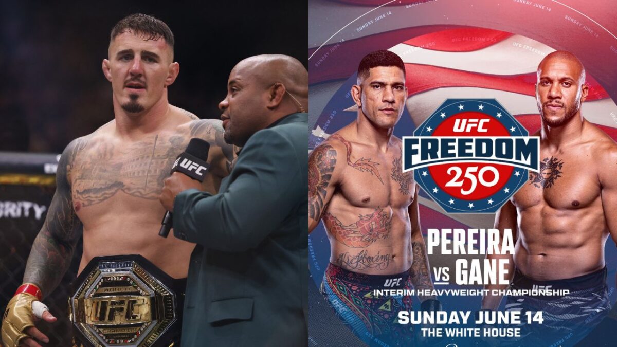 Tom Aspinall talks about the Alex Pereira vs. Ciryl Gane fight 