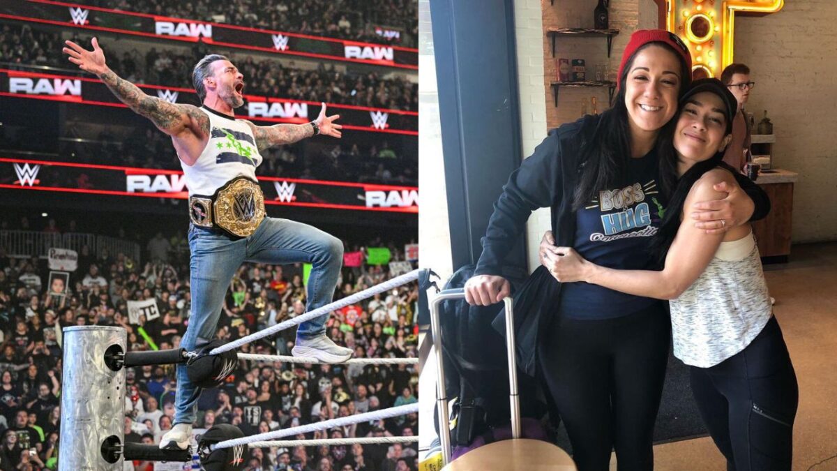 CM Punk reacts to AJ Lee vs. Bayley official for next week's Raw