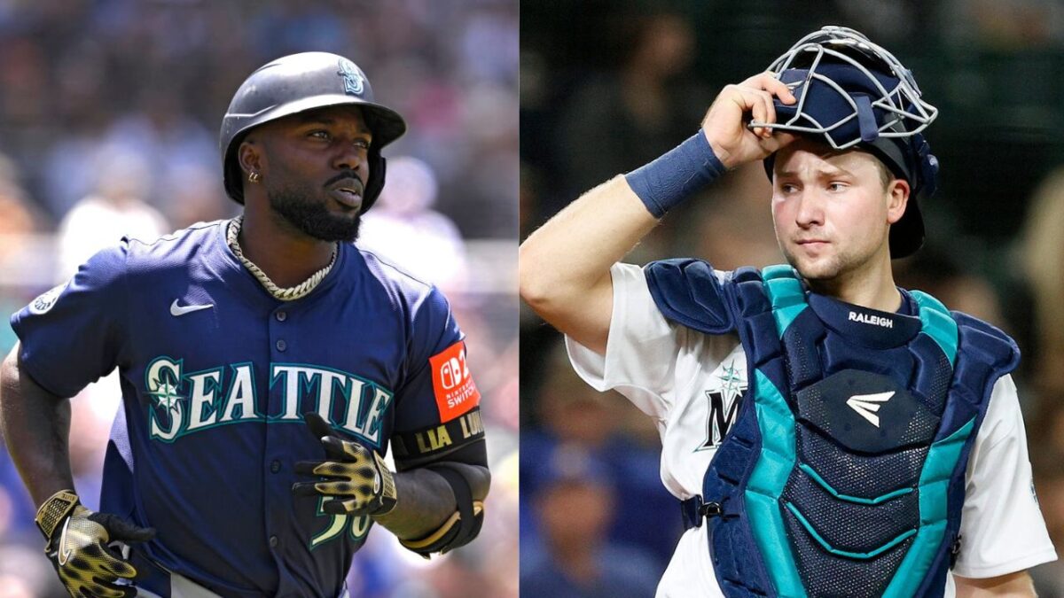 Randy Arozarena and Cal Raleigh