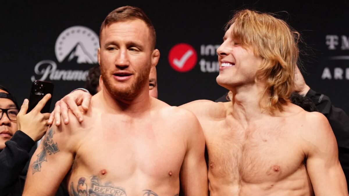 Paddy Pimblett and Justin Gaethje