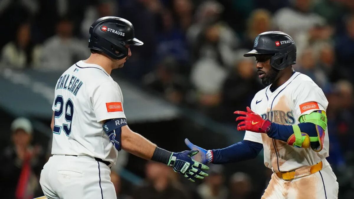 Cal Raleigh and Randy Arozarena