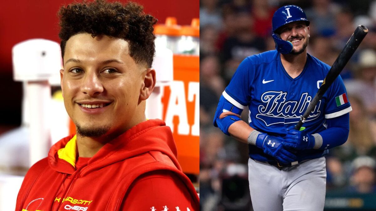 Patrick Mahomes and Vinnie Pasquantino