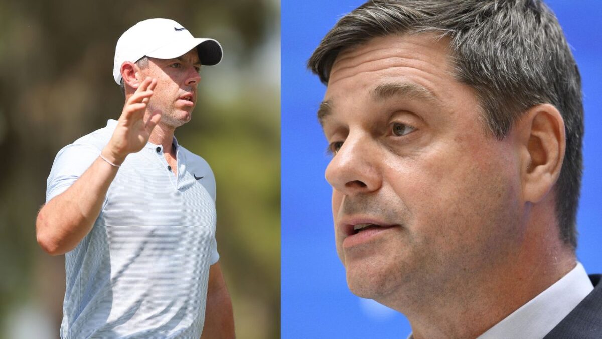 Rory McIlroy and Brian Rolapp