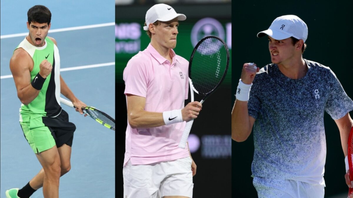 Carlos Alcaraz, Jannik Sinner, Joao Fonseca