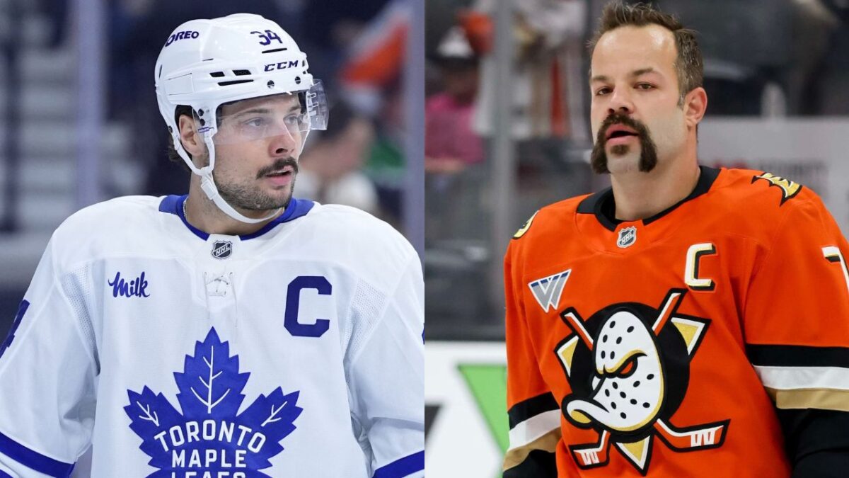 Auston Matthews and Radko Gudas