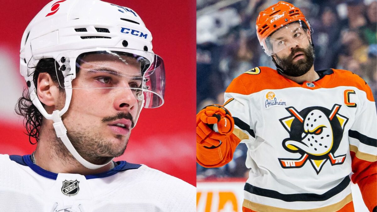 Auston Matthews and Radko Gudas