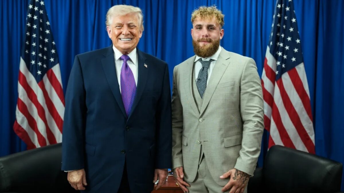 Jake Paul and Donald Trump