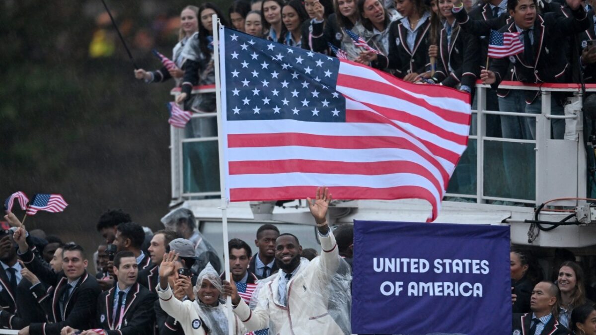 Coco Gauff and LeBron James leading Team USA at the Paris Olympics