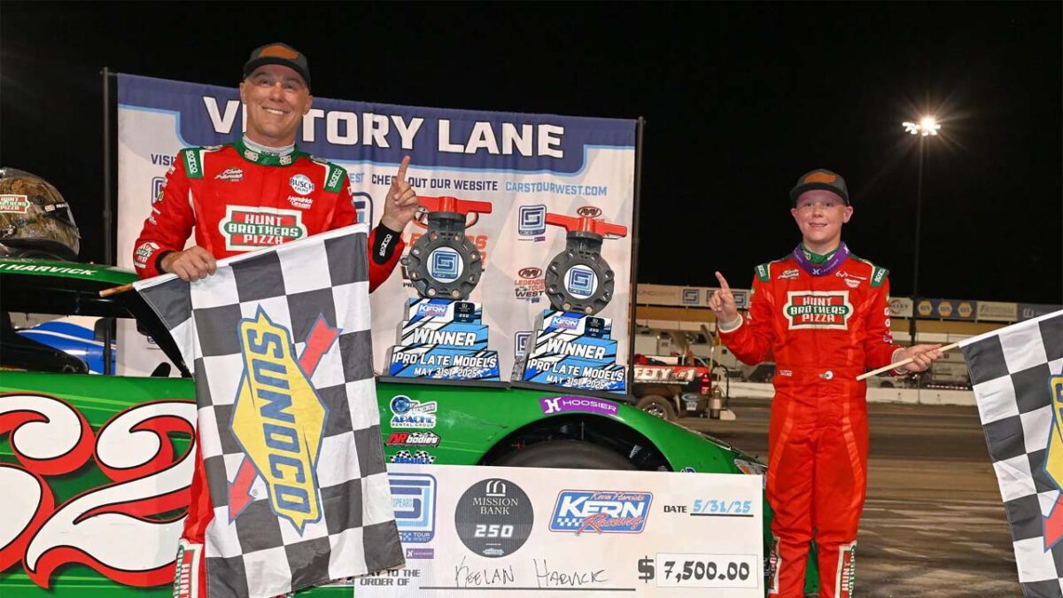 Kevin Harvick Reveals the Real Reason His Son Keelan Harvick Signed with Toyota 1 Kevin Harvick with Keelan Harvick (via Tom Macht Photo)